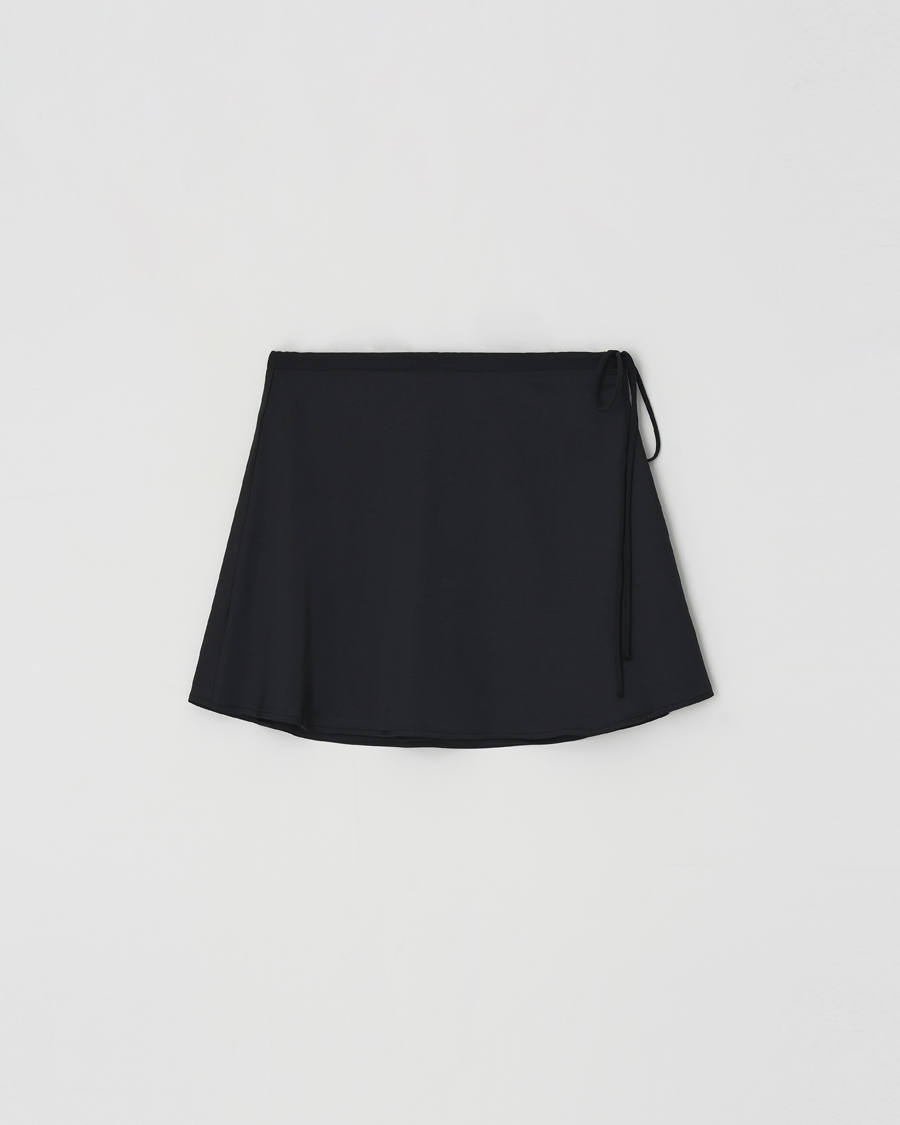 [3RD]Sheer satin skirts(2color)