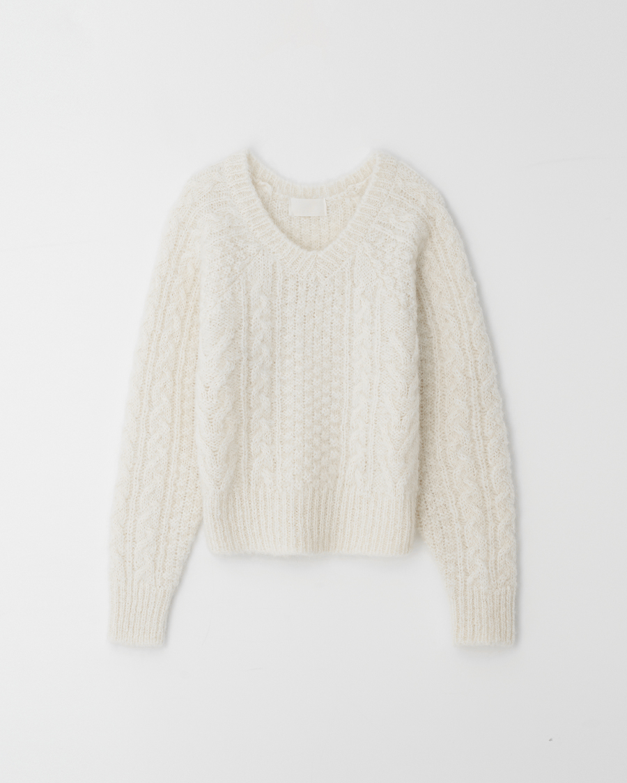 [3RD]Peanuts cable knit(2color)